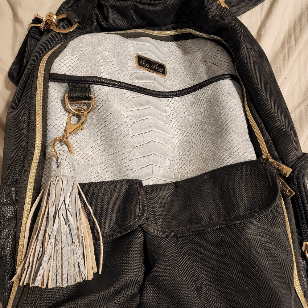 Itzy Ritzy Snakeskin Diaper bag